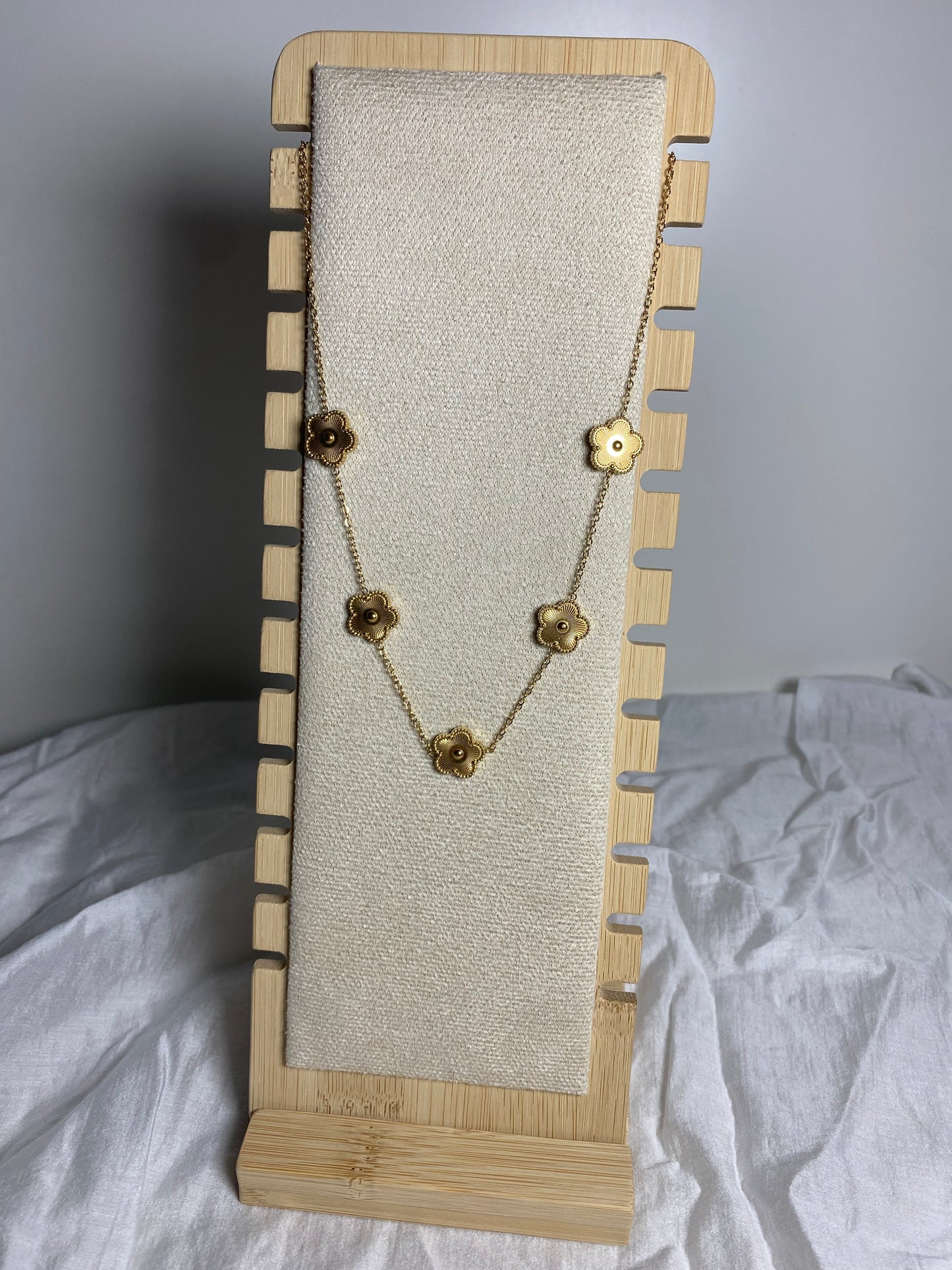 Collier Trèfle d’Èbène