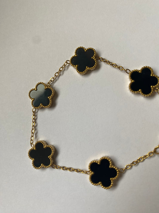 Bracelet Fleuri noir