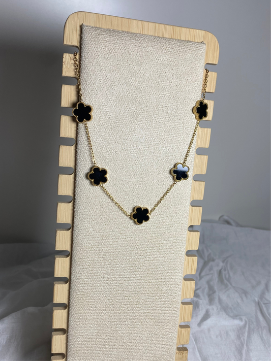 Collier Trèfle d’Èbène