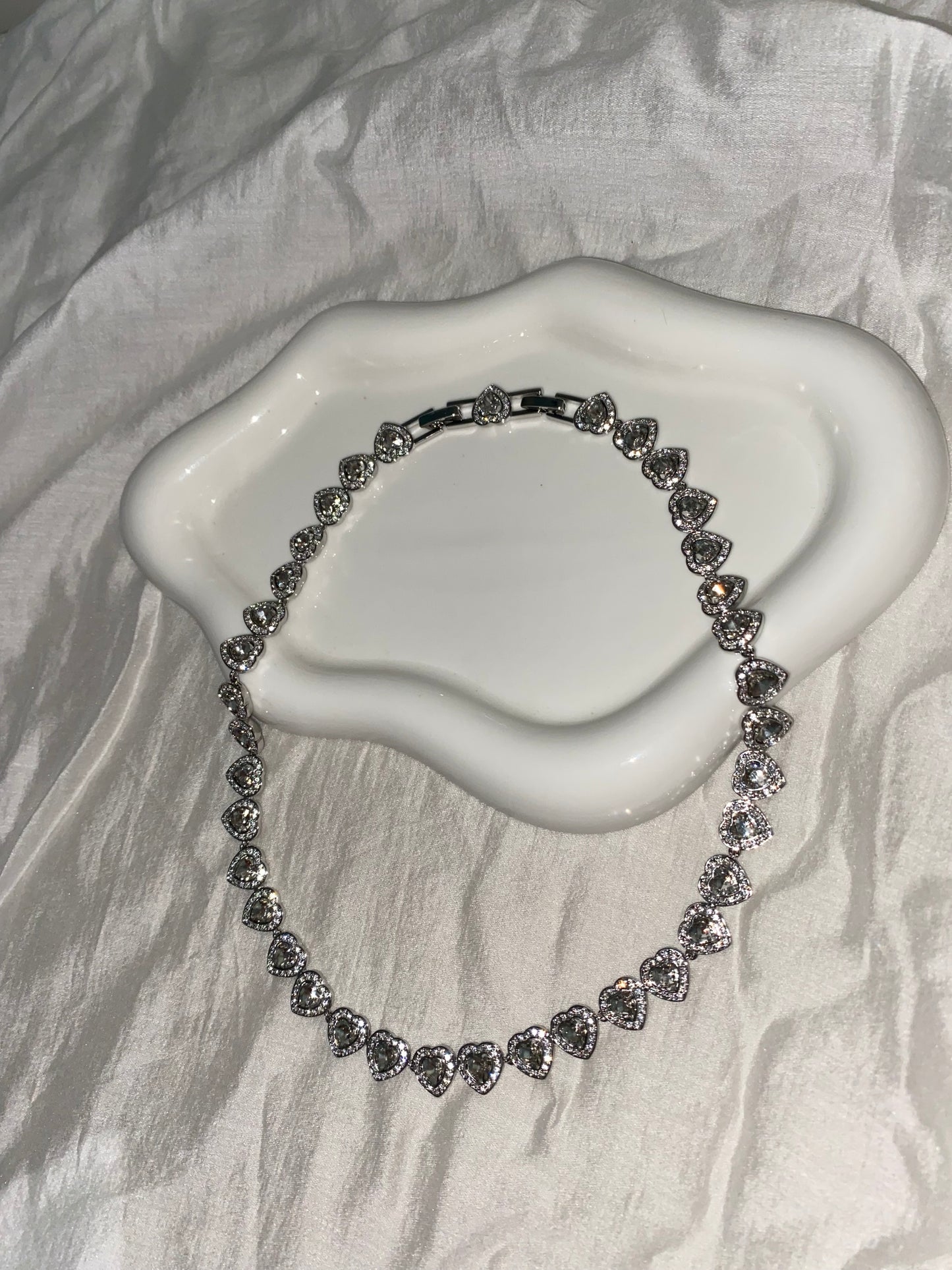 Collier Cœur Cristal