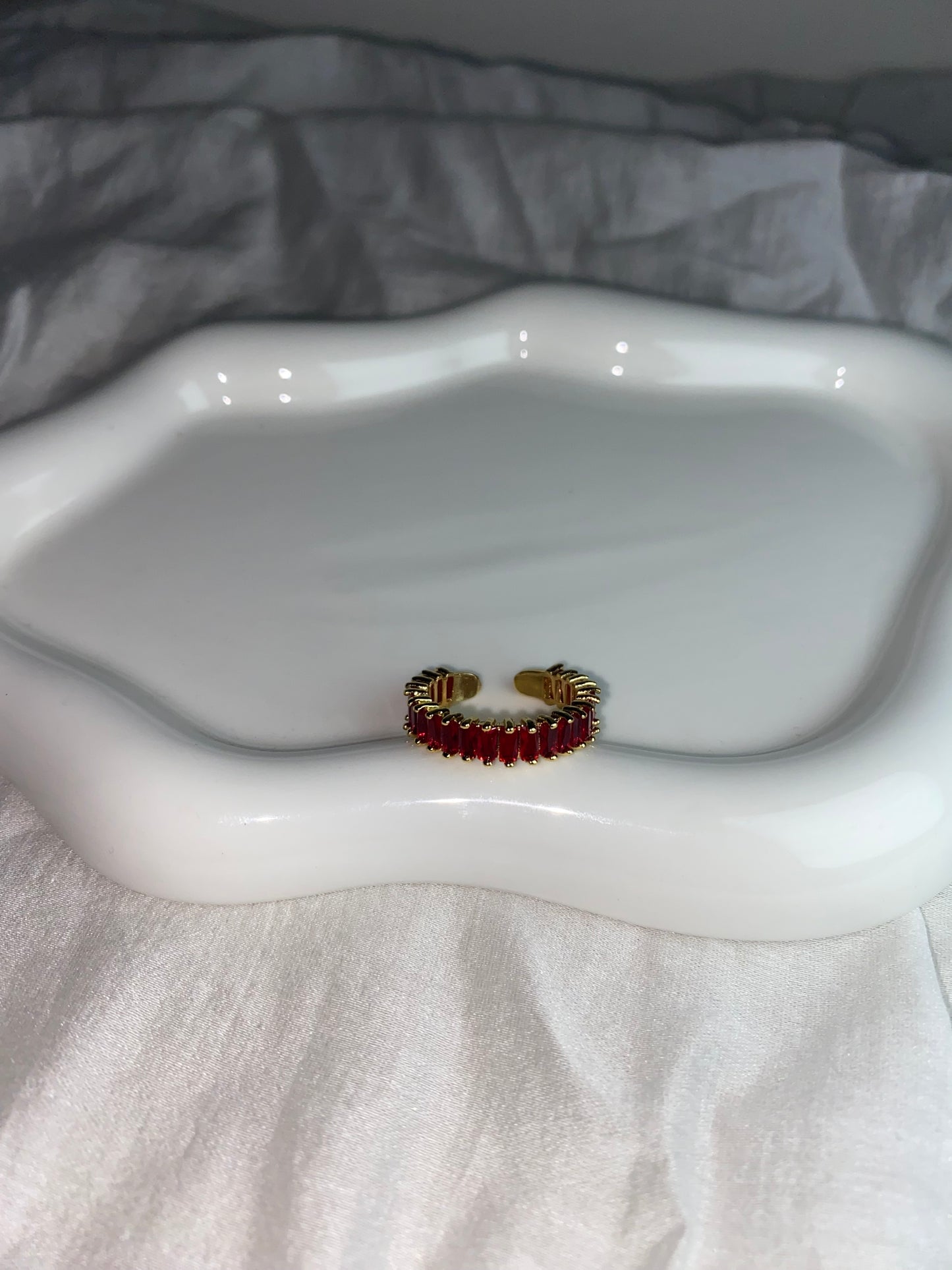 Bague Rubis ajustable