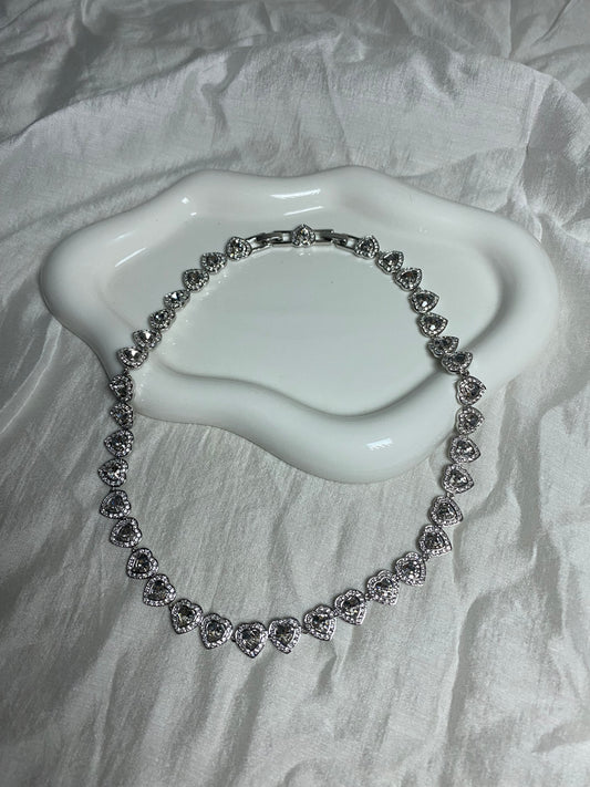 Collier Cœur Cristal